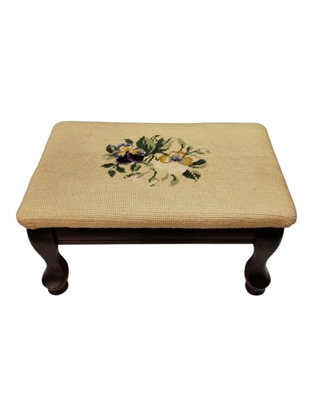 Vintage Stool Needlepoint Millersburg Products Pennsylvania
